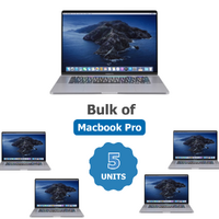 Bulk of 5x Apple MacBook Pro 16" A2141 (2019) i7-9750H 6-Core 2.6GHz 16GB RAM 512GB