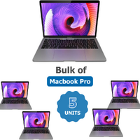 Bulk of 5x Apple MacBook Pro 13" A1989 i7-8569U 2.8GHz 16GB RAM 512GB Touch-bar (2019) image