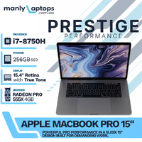 Apple MacBook Pro 15" A1990 Space Gray (2018) i7-8750H 16GB 256GB SSD 4GB 555X - macOS Sequoia