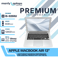 Apple MacBook Air 13" A1466 Silver (2015) i5-5250U 2.7GHz 128GB SSD 8GB RAM image