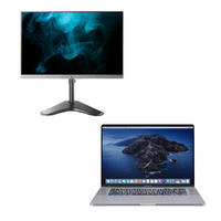 Apple MacBook Pro Bundle 16" A2141 (2019) Bundle i7-9750H 6-Core 2.6GHz 32GB RAM + 24" Monitor