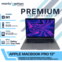 Apple MacBook Pro 13" A2338 Space Gray (2020) M1 8-core 512GB 8GB RAM Touch Bar - macOS Tahoe