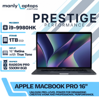 Apple MacBook Pro 16" A2141 Space Gray (2019) i9-9980HK 1TB 32GB RAM 8GB 5500M - macOS Sequoia