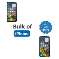 Bulk of 2x Apple iPhone 12 - 128GB - Black (Unlocked) A2403 Smartphone image