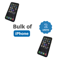 Bulk of 2x Apple iPhone XR - 64GB - Black (Unlocked) A2105 (GSM) Smartphone image
