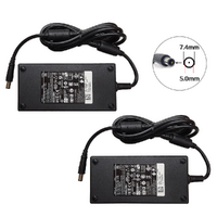Bulk of 2x Genuine Dell 180W AC Power Adapter (DA180PM111) 19.5V (9.23 A) 7.4mm x 5.0mm  image