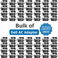 Bulk of 200x Genuine Dell Laptop Charger 130W 19.5V (6.7 A) Barrel 7.4mm x 5.0mm Adapter