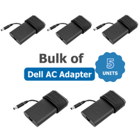 Bulk of 5x Genuine Dell 90W Laptop Charger 19.5v (4.62A) Barrel Type 7.4 x 5.0mm Adapter for Latitude, Precision and more... image