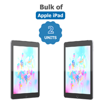 Bulk of 2x Apple iPad 6th Gen. 128GB, Wi-Fi + Cellular A1954 (Unlocked), 9.7in - Space Grey Tablet image