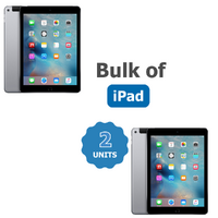 Bulk of 2x Apple iPad 6th Gen 128GB Wi-Fi + Cellular A1954 (Unlocked) 9.7in - Space Grey image