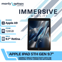 Apple iPad 5th Gen - 128GB - Space Gray 9.7" A1823 (Unlocked) Wi-Fi + LTE Tablet