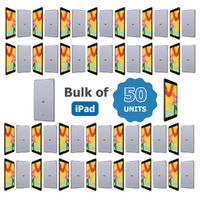 Bulk 50x Apple iPad 7th Gen 128GB Space Grey (Unlocked) A2198 Wi-Fi+Cellular 10" Tablet image