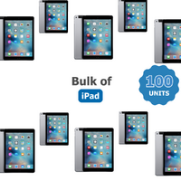 Bulk of 100x Apple iPad 6th Gen. 32GB Wi-Fi + Cellular A1954 (Unlocked) 9.7in Space Grey image