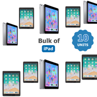 Bulk of 10x Apple iPad 6th Gen. 32GB Wi-Fi + Cellular A1954 (Unlocked) 9.7in Space Grey image