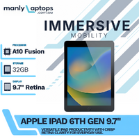 Apple iPad 6th Gen - 32GB - Space Gray 9.7" A1893 Wi-Fi Tablet image