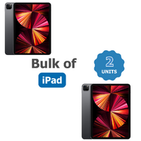 Bulk of 2x Apple iPad Pro 11" 3rd Gen (A2377) 128GB M1 - Wi-Fi + Cellular - Space Grey - Boxed