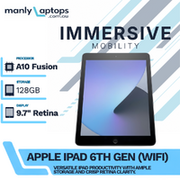 Apple iPad 6th Gen - 128GB - Space Gray 9.7" A1893 Wi-Fi Tablet image