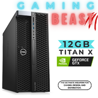 Big Dell Gaming Tower Beast Xeon/i7 Quad-core 2.9GHz 16GB 1TB SSD 12GB NVIDIA GTX Titan image