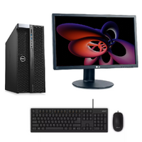 Dell Gaming Bundle Tower Beast Xeon/i7 Quad-core 16GB 1TB SSD 12GB GTX Titan + 24" Monitor image