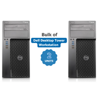 Bulk of 2x Dell 3620 Desktop Tower Xeon E3-1220v5 3.0GHz 8GB RAM 256GB Quadro P400 image