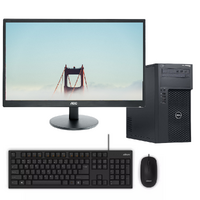 Dell T1700 Bundle Workstation Xeon E3-1220v3 3.1GHz 256GB 8GB RAM Quadro K600 + 27" Monitor