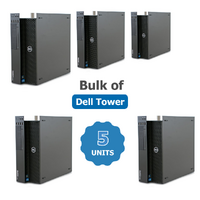 Bulk 5x Dell Tower 5810 Workstation Xeon E5-1650v3 6-Core 256GB 16GB RAM AMD W5100