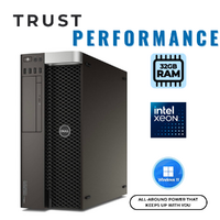 Dell Precision Tower 5810 Workstation Xeon E5-1650v3 6-Core 256GB 32GB RAM 1GB Graphics