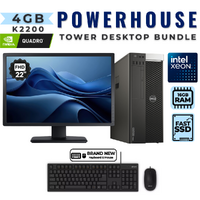 Dell Precision 5810 Tower Workstation Bundle Xeon E5-1603 16GB RAM 4GB K2200+22