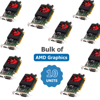 Bulk of 10x AMD Radeon R5 340X OEM 2GB PN: 109-C87051 Low Profile Graphics Card image