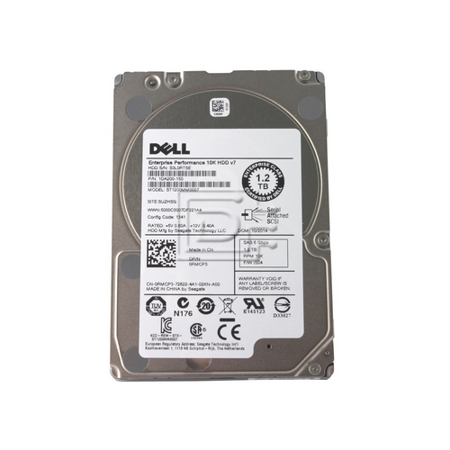 Dell 2.5" 1.2TB Enterprise Grade SATA Hard Drive (HDD) 10500RPM