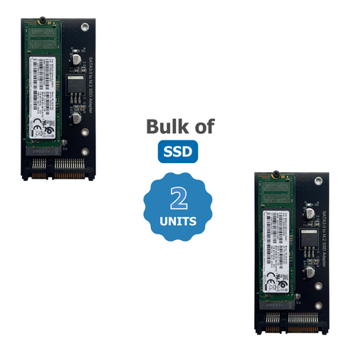 Bulk of 2x Branded 128GB M.2 Solid State Drive to 2.5" SATA Bracket SSD for Laptop Desktop