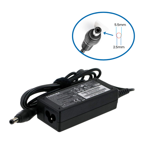 Genuine Toshiba 45W Laptop Charger 19V(2.37A) Small Barrel 5.5mm x 2.5mm Adapter
