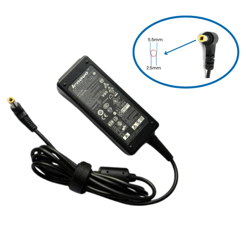 Genuine Lenovo Laptop Charger 40W 20V (2.0A) Small Barrel Tip 5.5 x 2.5mm Adapter