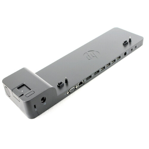 HP UltraSlim Docking Station D9Y32AA + 65W Adapter - For EliteBook, ZBook Laptops