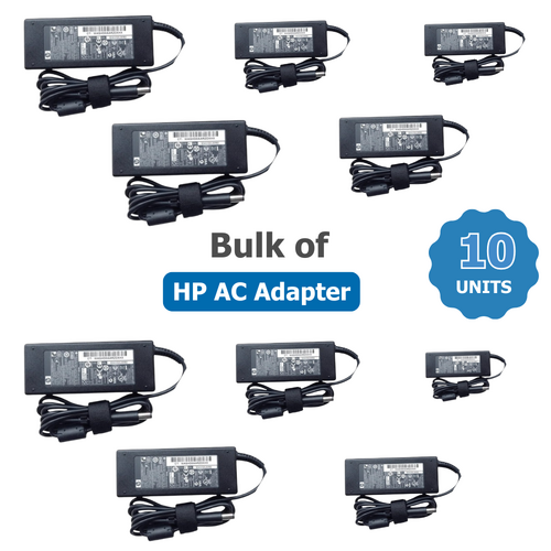 Bulk of 10x HP Adapter Charger 7756413-003 65W Power Supply 19.5v - 3.33A, for HP 800 Mini desktops Series