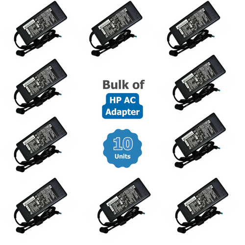 Bulk of 10x Genuine HP 90W Laptop Charger 19.5V (4.62A) Blue Tip 4.5*3.0mm AC Power Adapter