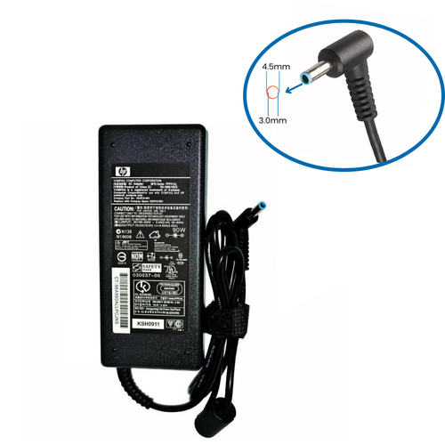 Genuine HP 90W Laptop Charger 19.5V (4.62A) Blue Tip 4.5*3.0mm AC Power Adapter