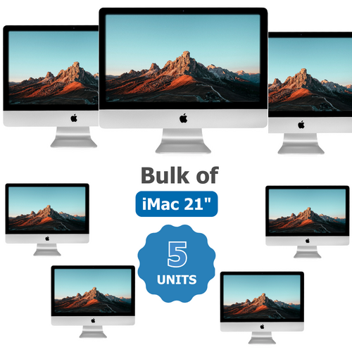 Bulk of 5x Apple iMac A1418 Retina 21" FHD i5-7360U 3.6GHz 16GB RAM 1TB Fusion (2017)