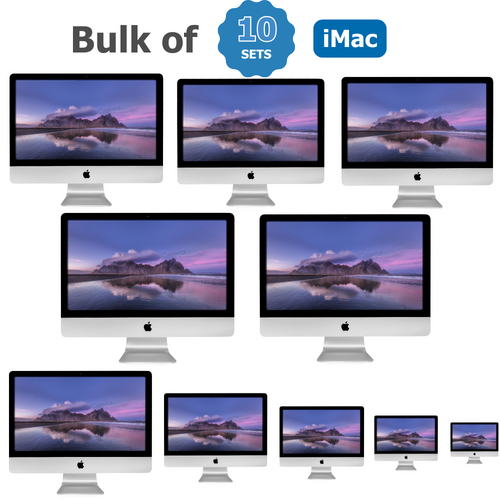 Bulk of 10x Apple iMac 21" A1418 FHD i5-7360U 3.6GHz 8GB RAM 1TB HDD Ventura (Mid 2017)