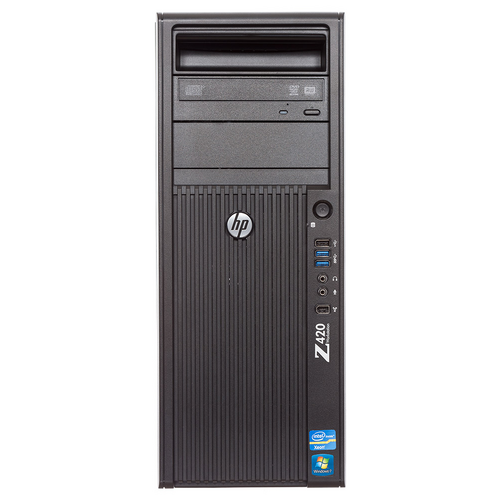 HP Z420 Workstation Six-Cores Xeon E5-1660 16GB RAM 480GB SSD 4GB AMD W7000