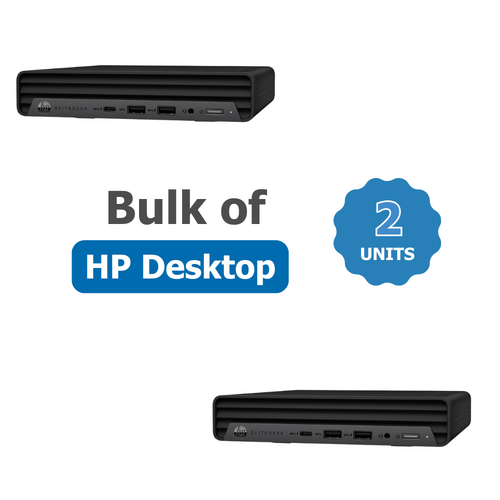 Bulk of 2x HP EliteDesk 800 G6 Mini Desktop PC i5-10500T Six-Core 2.3GHz 2TB 32GB RAM
