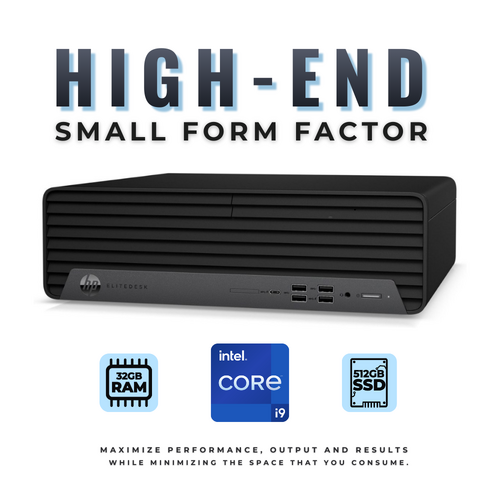 HP EliteDesk 800 G8 SFF Desktop i9-11900 8-Cores 5.20GHz 512GB 32GB RAM Windows 11
