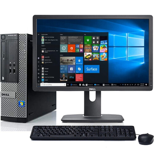 Dell OptiPlex 9020 SFF Bundle Desktop i7-4770 8GB RAM 240GB SSD + Dell 24" Monitor