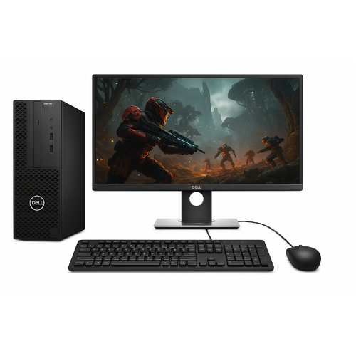 Dell 3420 Gaming Bundle Desktop i7-6700 3.4GHz 512GB 16GB RAM RTX 3050 + 24" Monitor