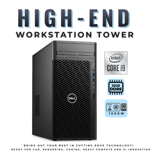 Dell Precision 3660 Tower Workstation i9-12900K 16-Core 5.2GHz 1TB SSD 32GB RAM Windows 11