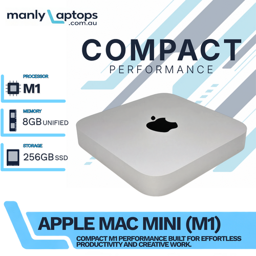 Apple Mac Mini A2348 (2020) M1 Chip 8-Core 3.2GHz 256GB SSD 8GB RAM macOS Tahoe