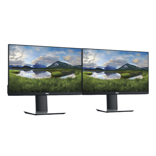 Dual Dell 22" Professional Monitor Display P2219H, IPS, Full HD 1920x1080 at 60Hz