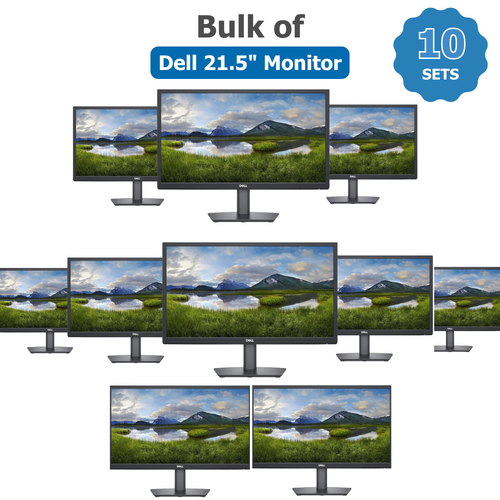 Bulk of 2x Dell 21.5" Monitor Display E2222H - Full HD (1080p) 1920 x 1080 at 60 Hz