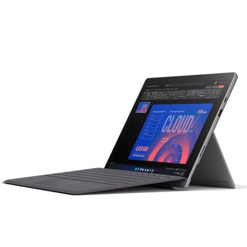 Microsoft Surface Pro 7 A1866, 12" 2-in-1 Laptop i3-1005G1 128GB SSD 4GB RAM Windows 11