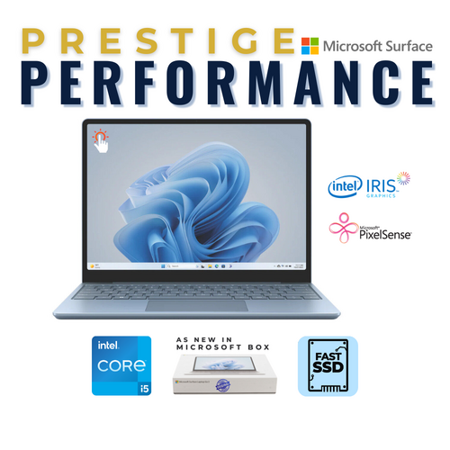 Microsoft Surface Laptop Go 3 Blue 12" i5-1235U 4.40GHz 256GB 8GB RAM Windows 11- Original Box